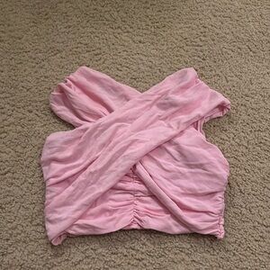 Zara Pink Crop Top
